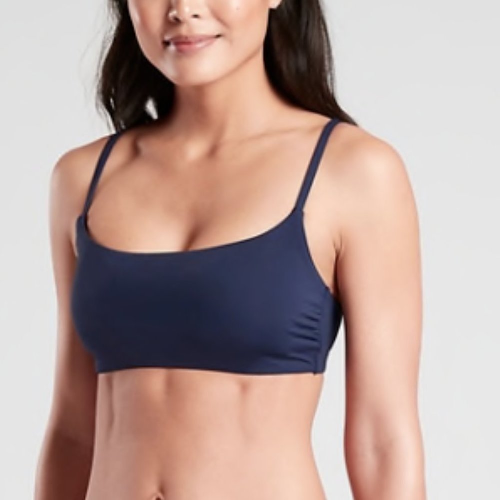 Athleta A-C- Scoop Bikini Top XS NWT